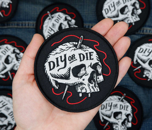 DIY or Die - Embroidered Patch