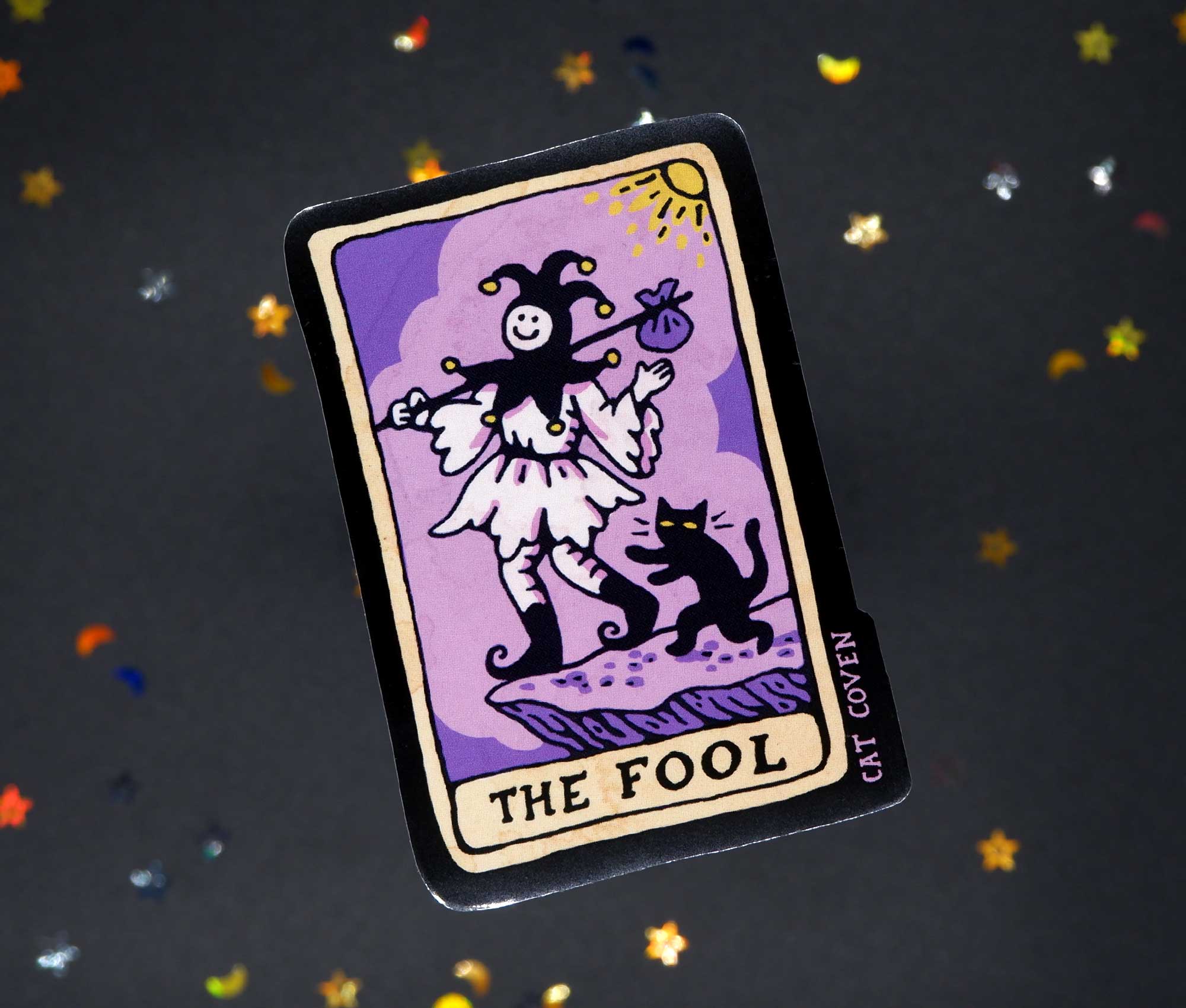 FOOL-STICKER-CAT-COVEN-