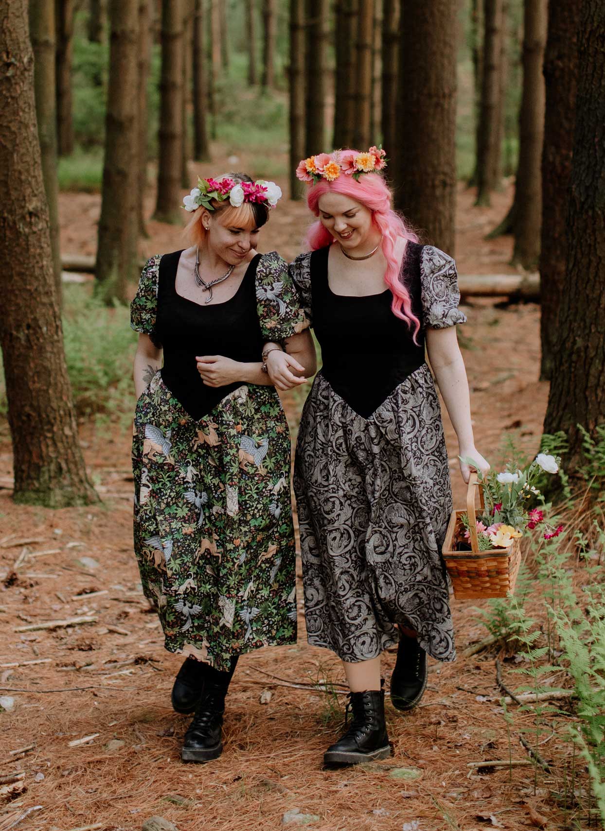 Gunhild Dress - Armor Print