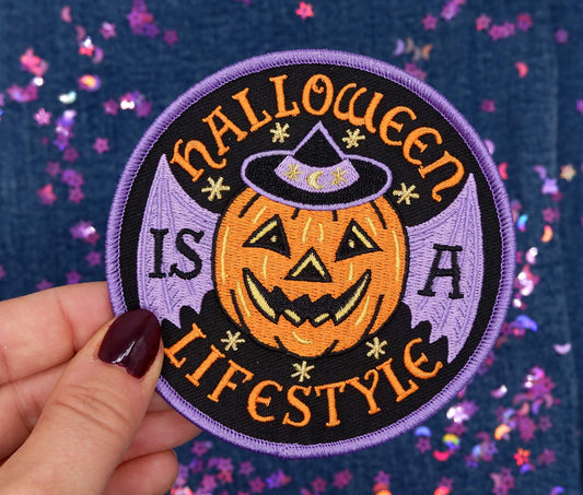 Halloween is a Lifestyle - Embroidered Patch
