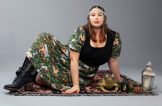 SUPER SALE // Gunhild Dress - Tapestry Print