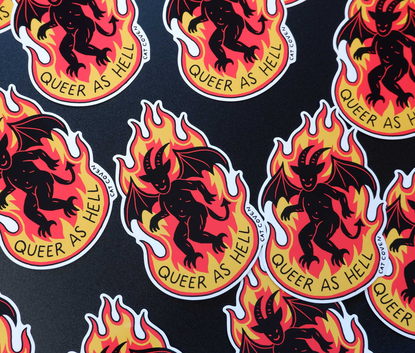 Queer As Hell - Sticker