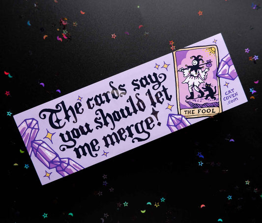 Let Me Merge - Bumper Sticker