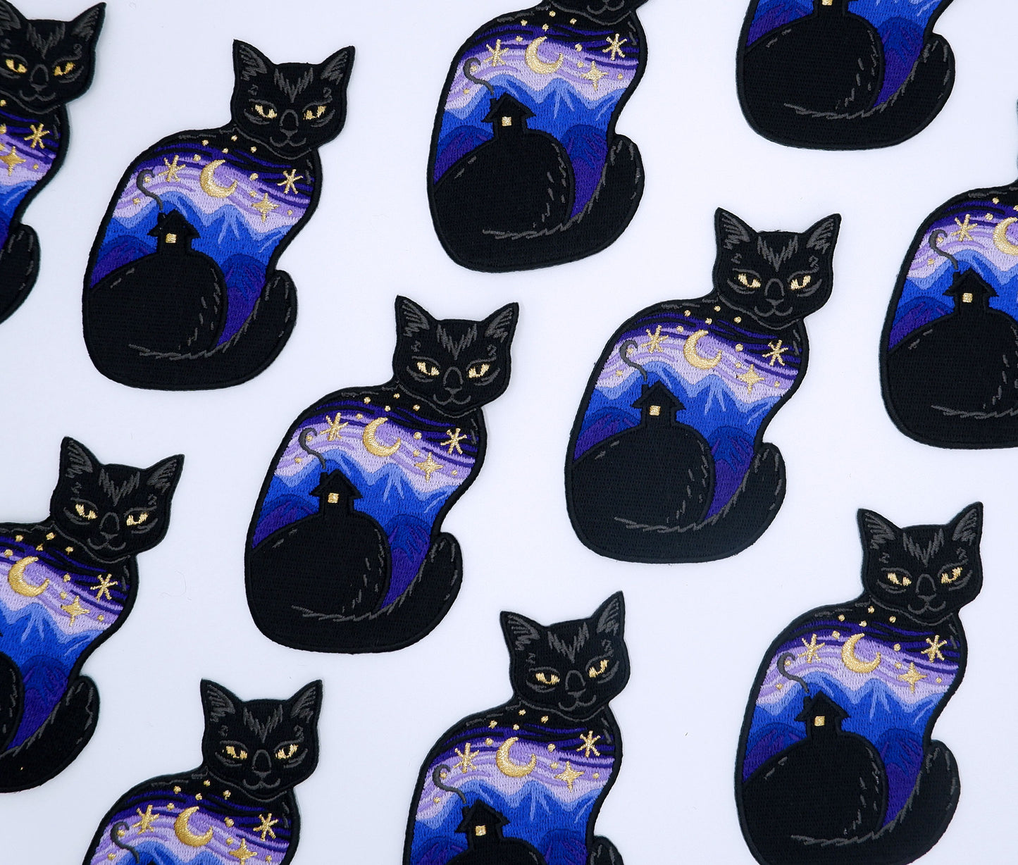 Twilight Cat - Embroidered Patch