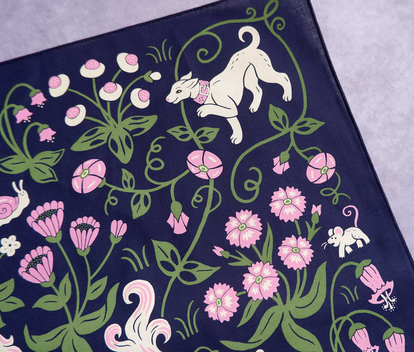 Unicorn Garden - Cotton Bandana