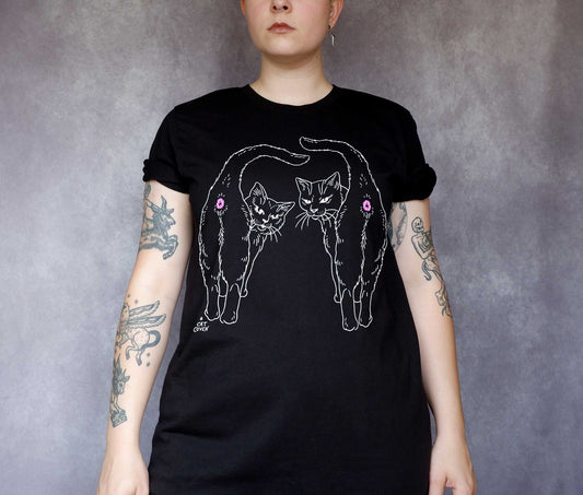 SUPER SALE // Double Trouble - Crew Neck T-shirt