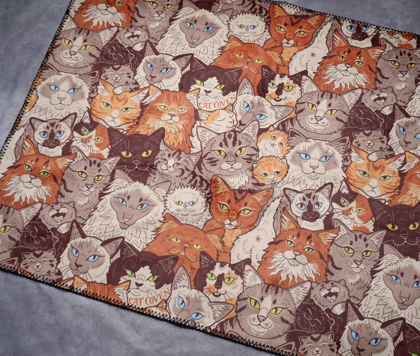 Clutter of Cats - Minky Blanket