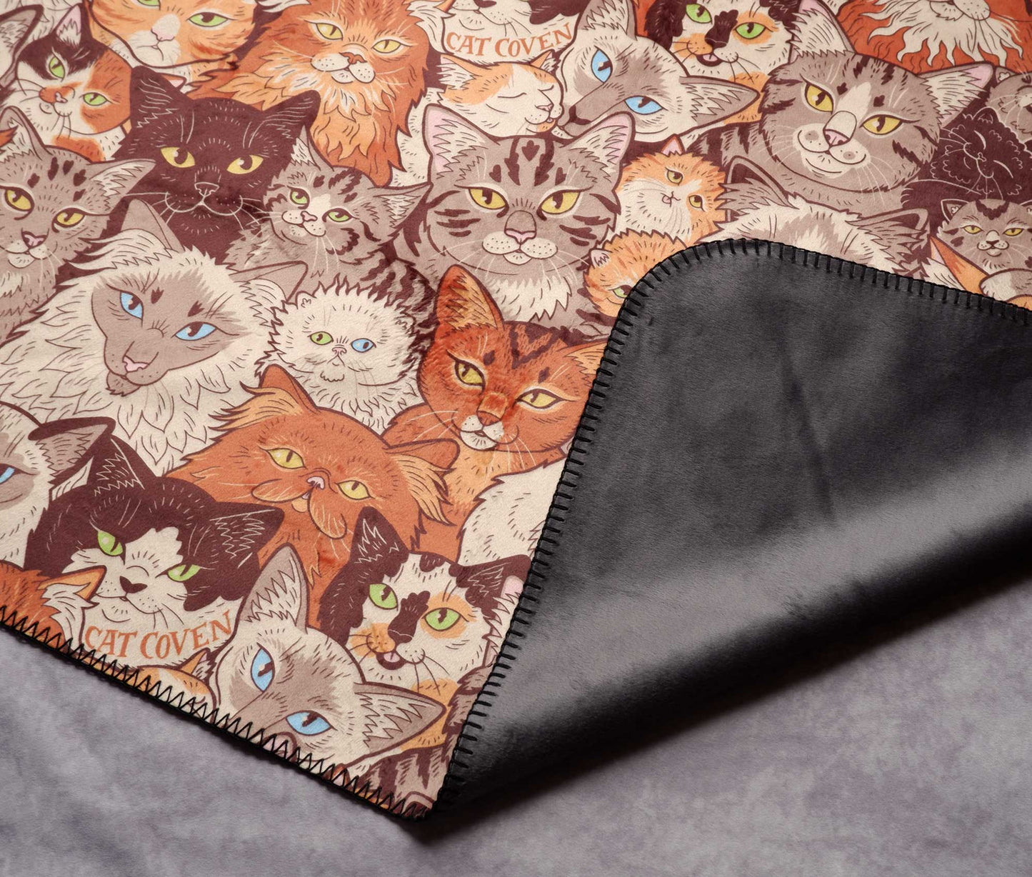 Clutter of Cats - Minky Blanket