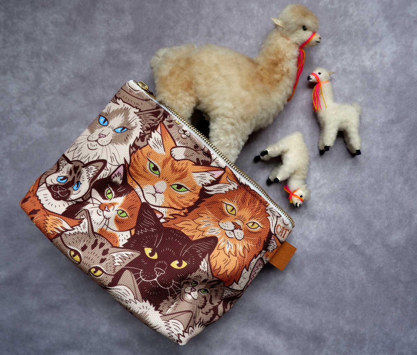 Clutter of Cats - Mini Zipper Bag