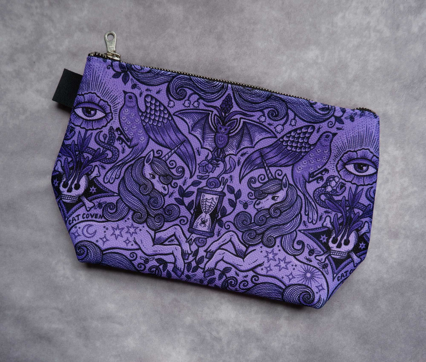 Spring Awakening (Eggplant) - Mini Zipper Bag