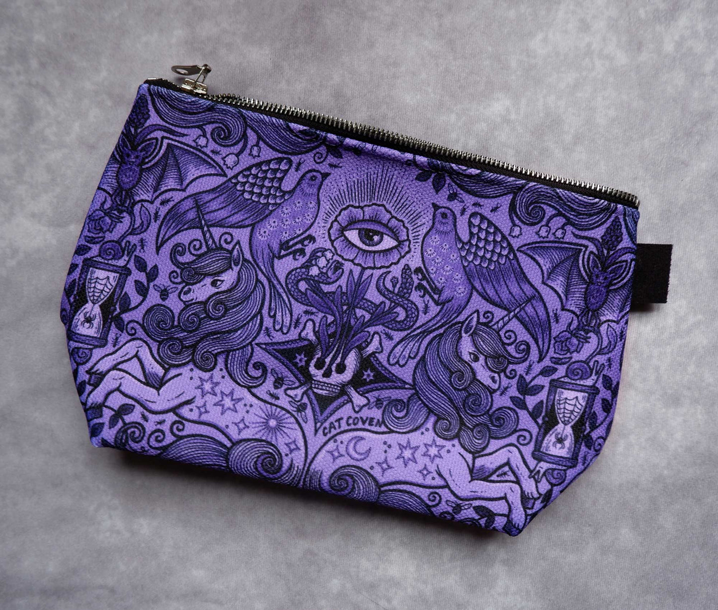 Spring Awakening (Eggplant) - Mini Zipper Bag