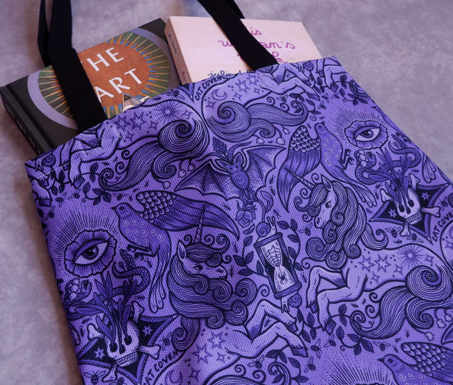 Spring Awakening (Eggplant) - Tote Bag