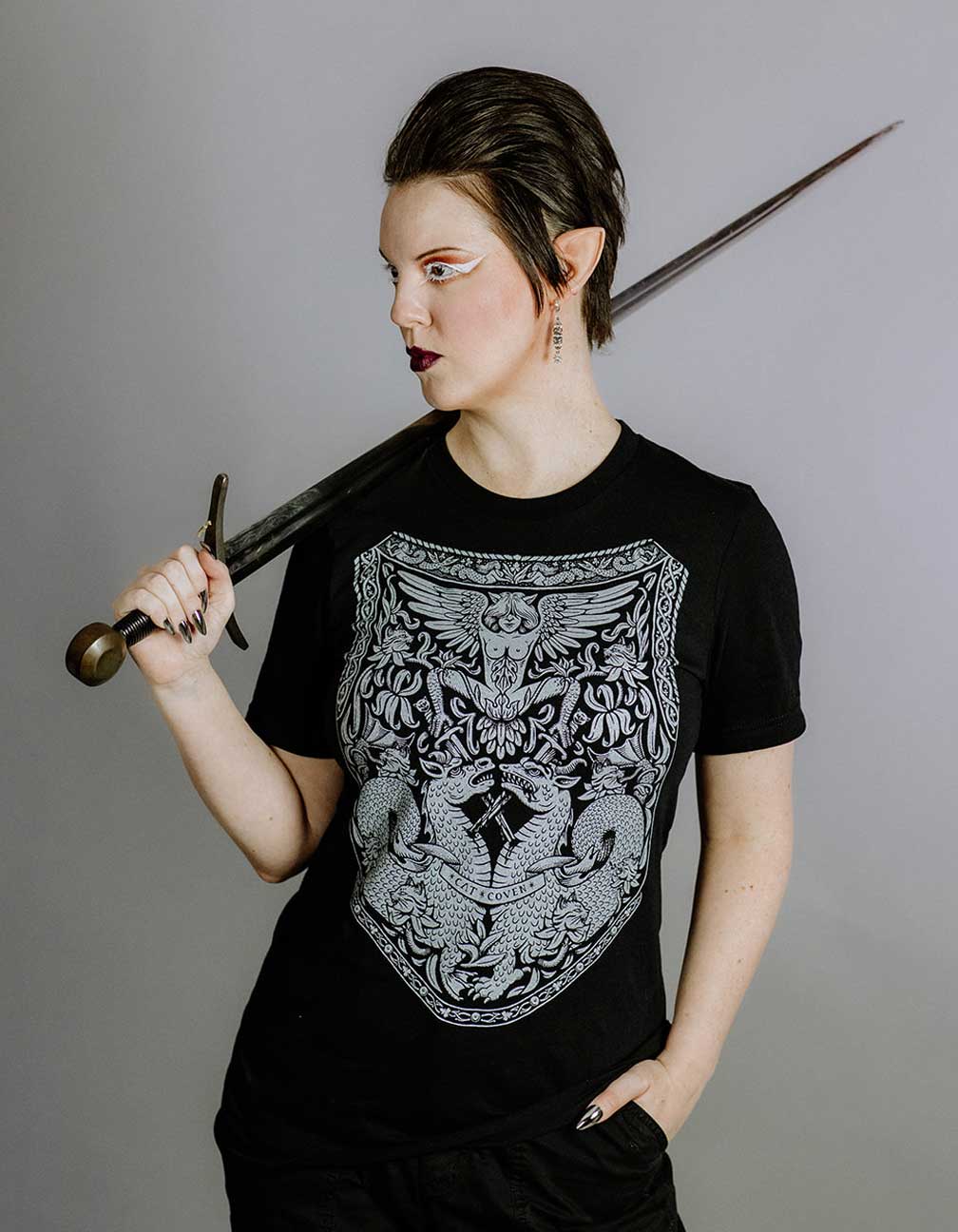 SUPER SALE // Fortitude (Breastplate) - Crew Neck T-shirt