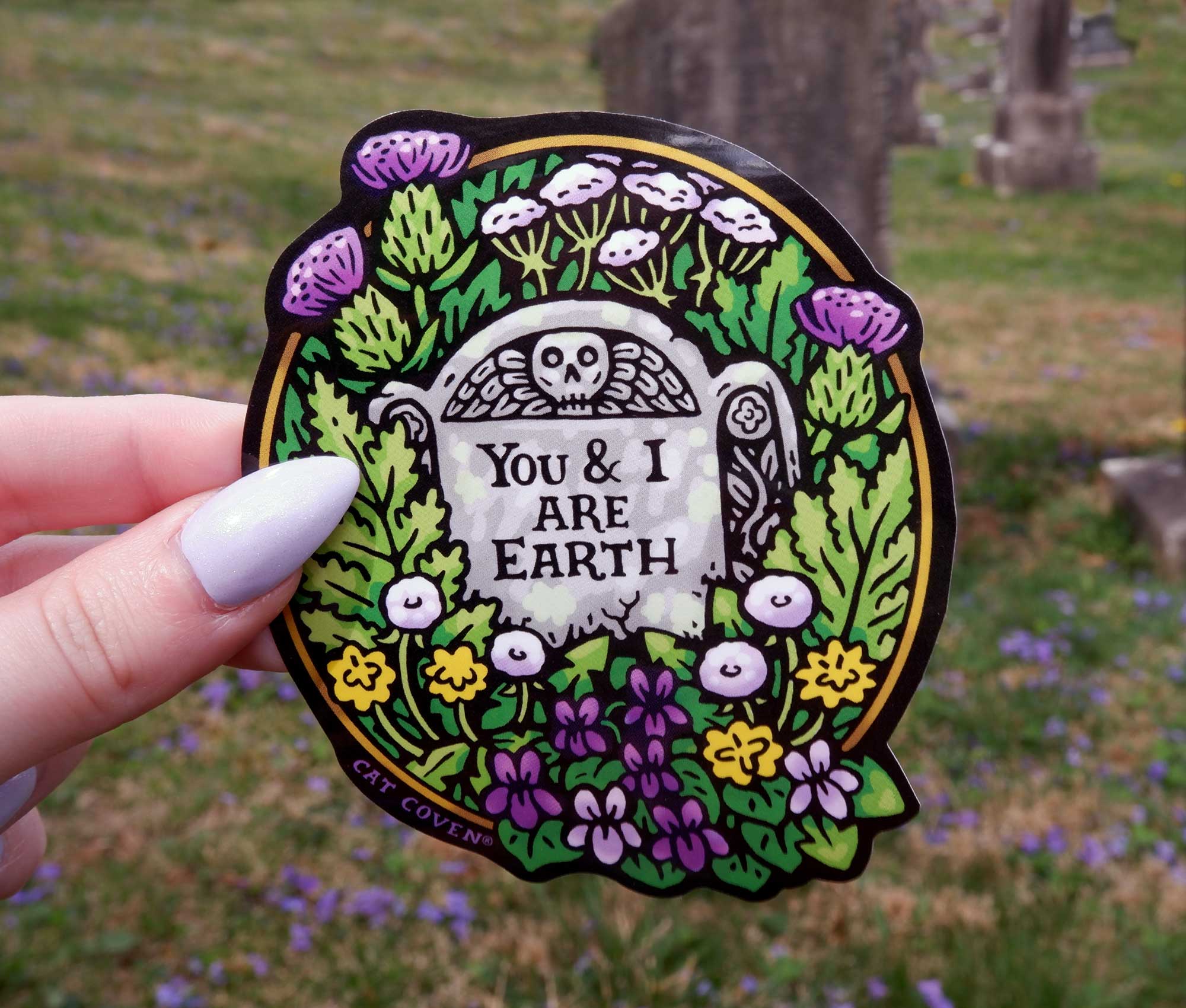 You and I Are Earth - Sticker