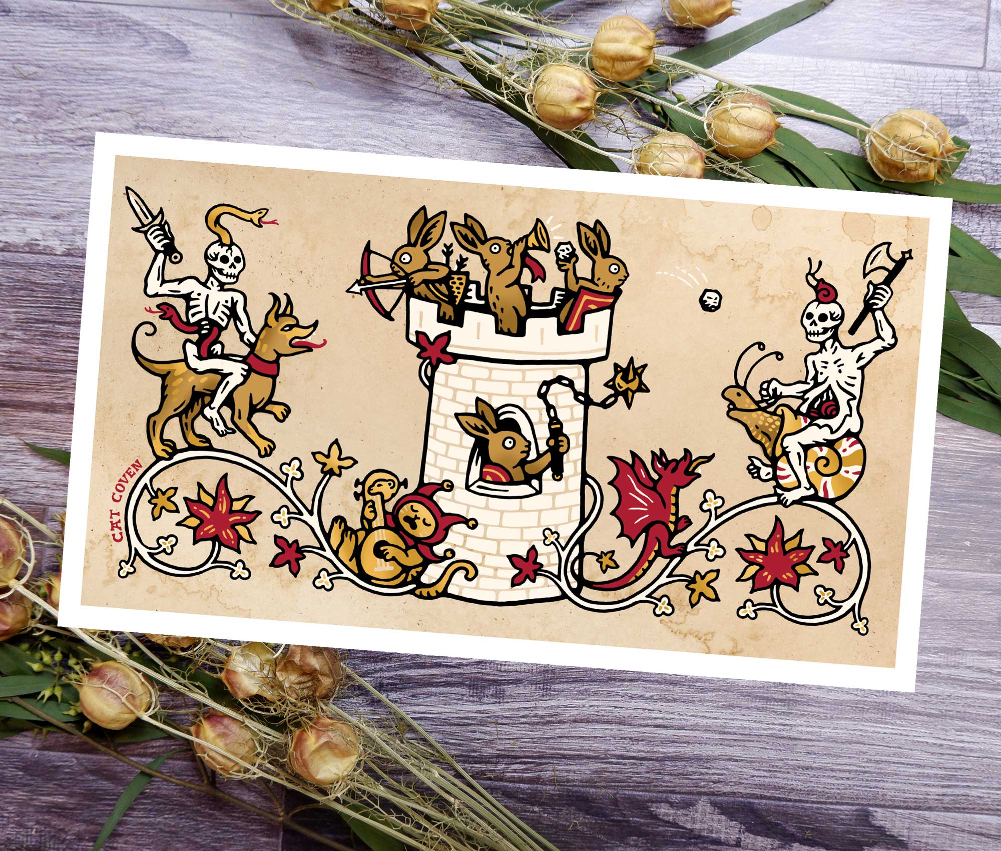 Medieval Battle - Art Print