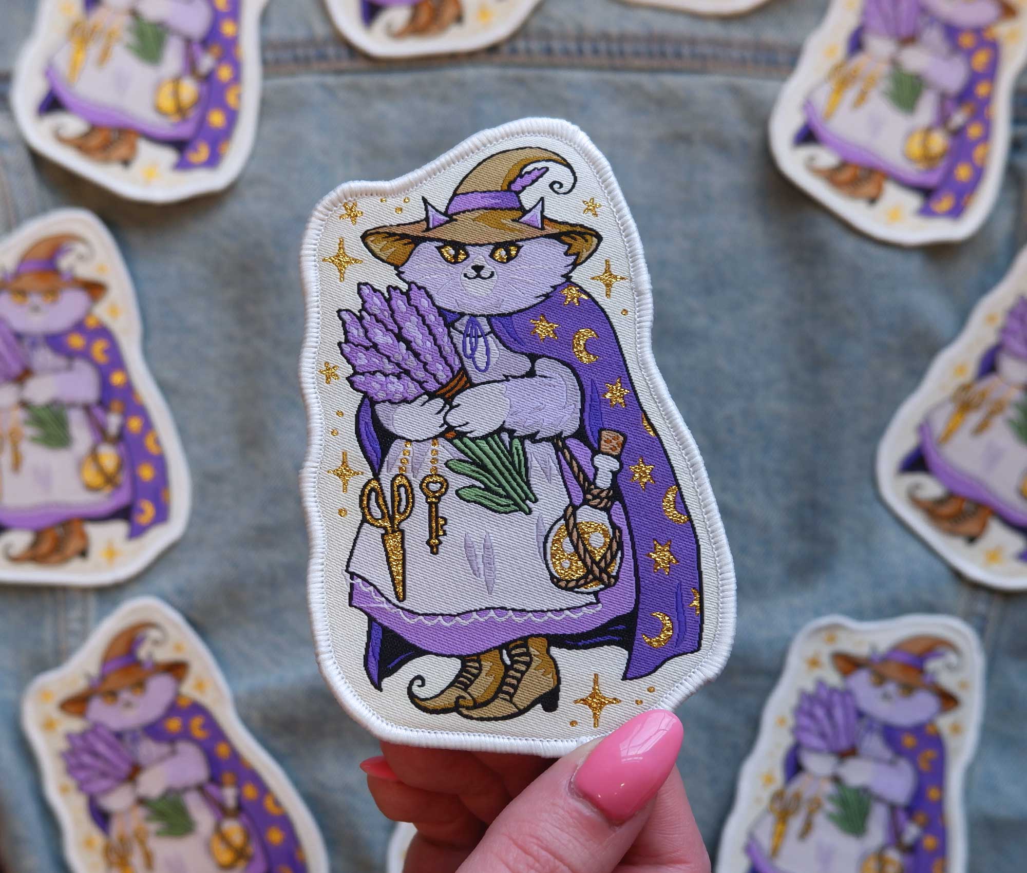 Cat Witch - Woven Patch
