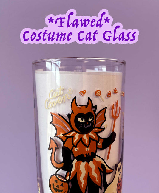 FLAWED ✷ Costume Cats - Drinking Glass