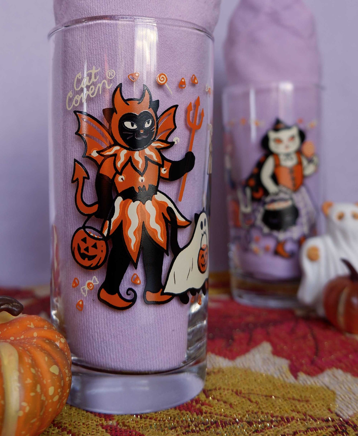 Costume Cats - Drinking Glass