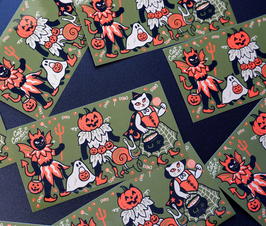 Costume Cats - Vinyl Sticker