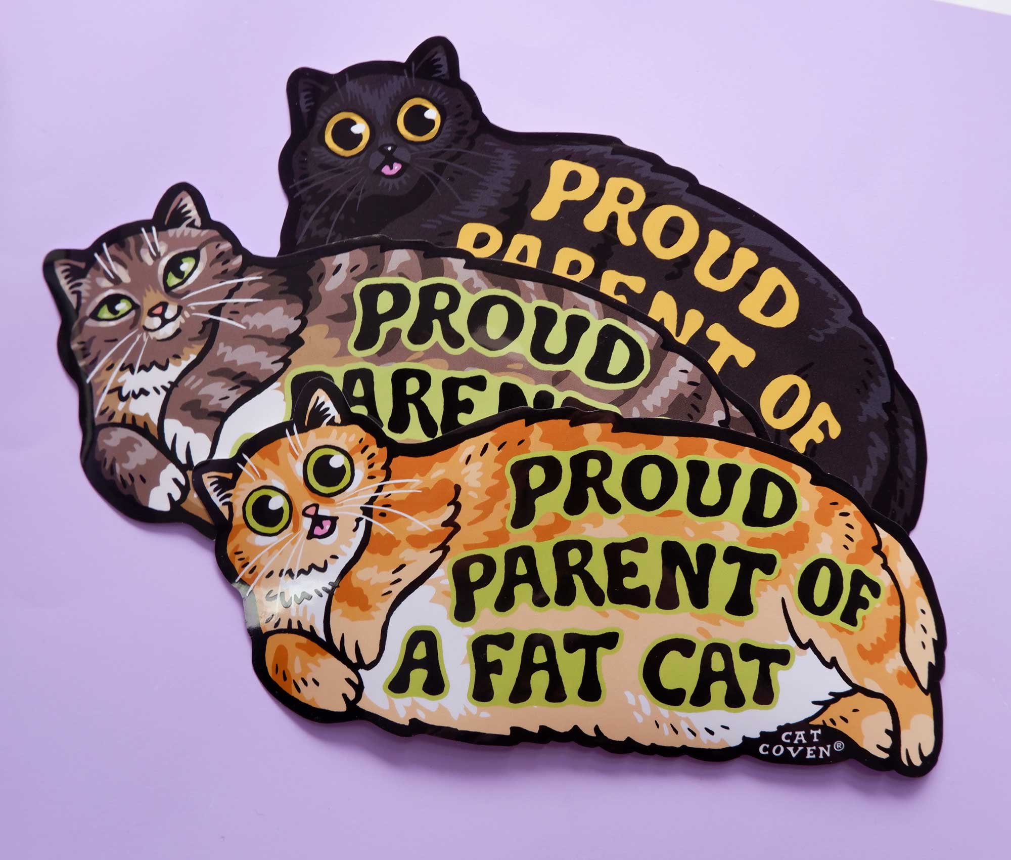 Fat Cat (Orange) - Bumper Sticker