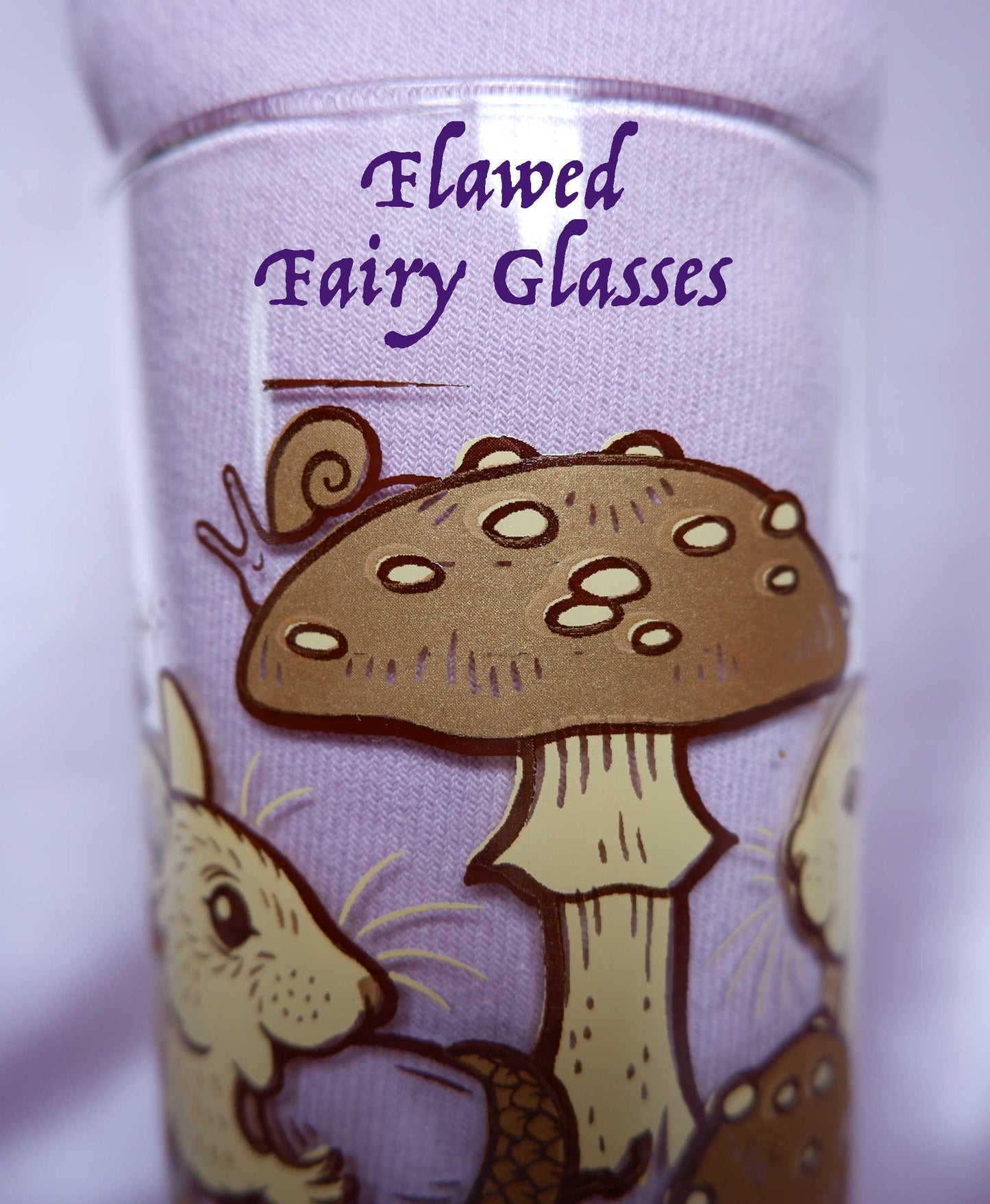 FLAWED ✷ Fairy Friends - Drinking Glass