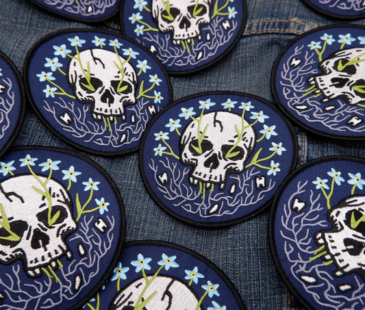 Forget-Me-Not - Embroidered Patch