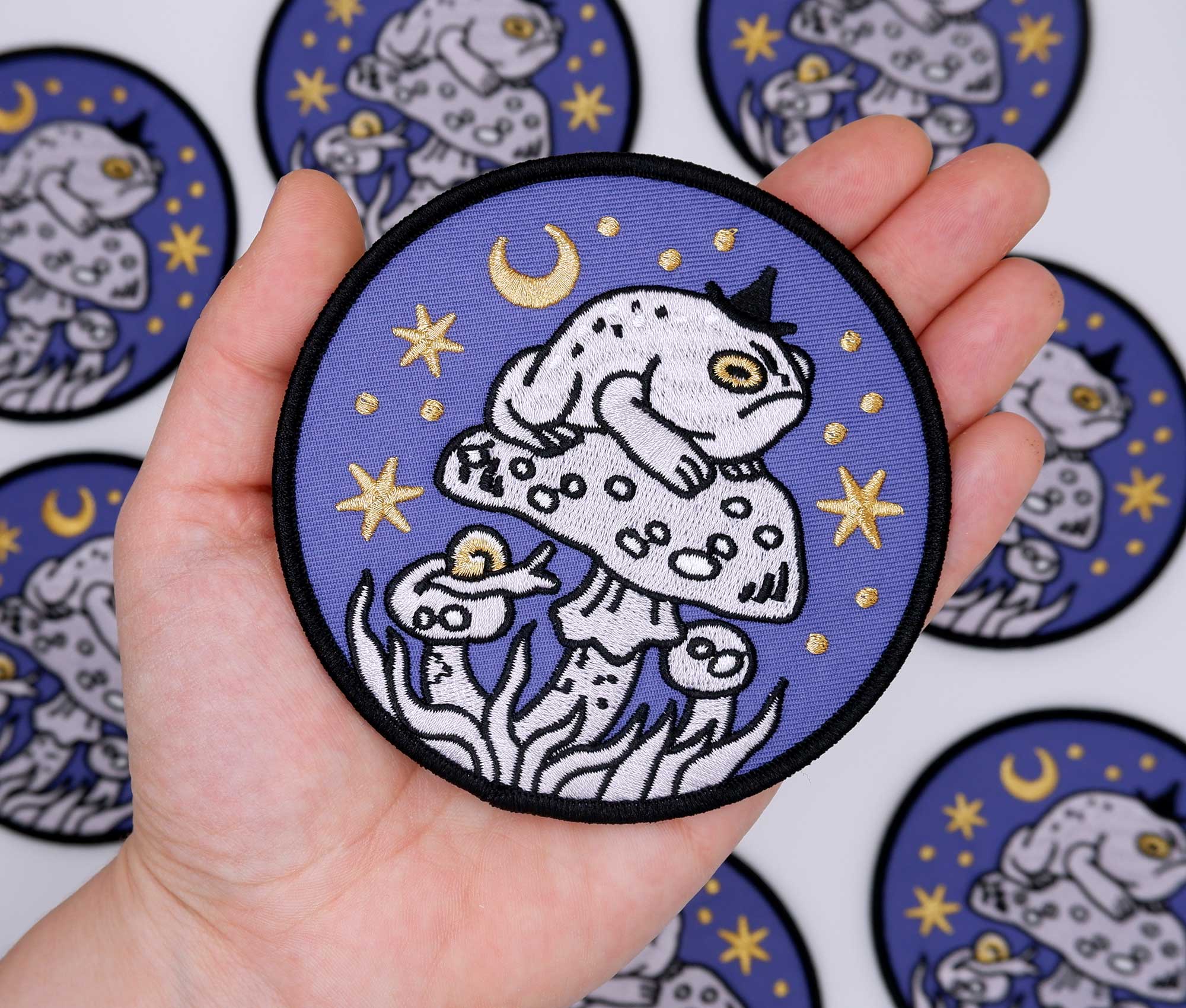 Grumpy Toad Witch - Embroidered Patch – Cat Coven