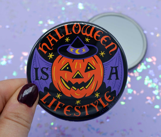 Halloween is a Lifestyle - Pocket Mirror