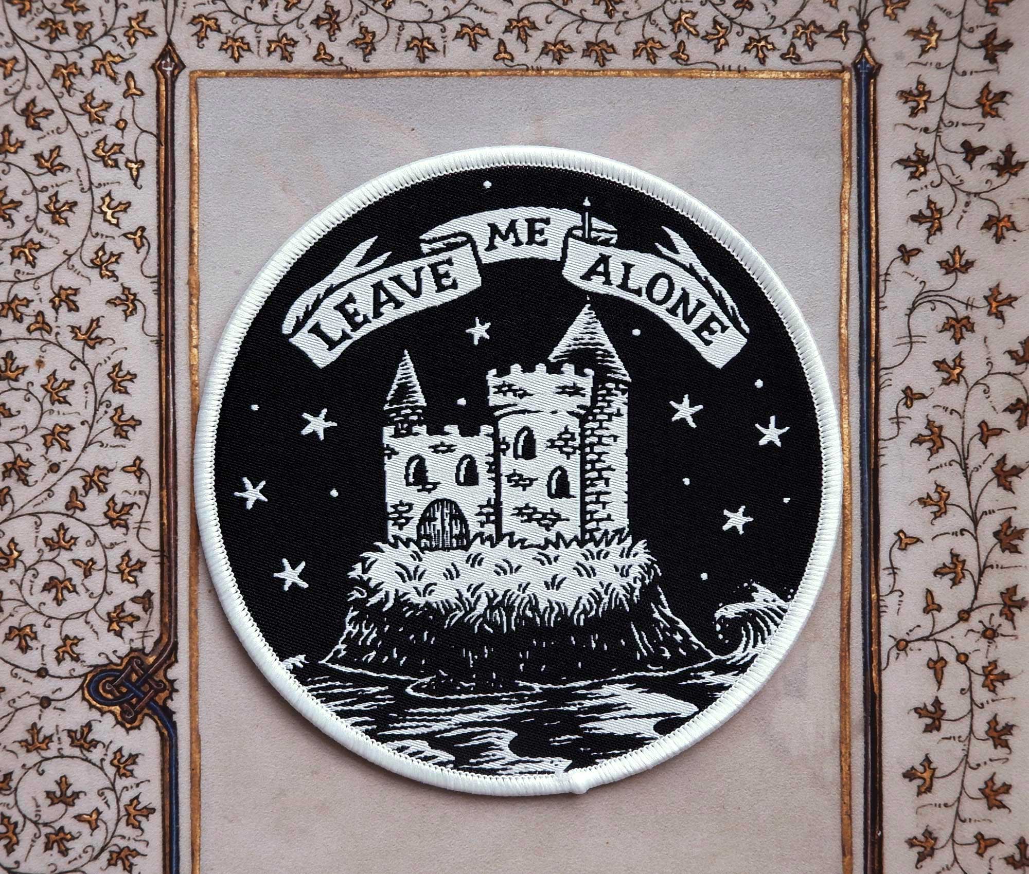 Leave Me Alone - Woven Patch