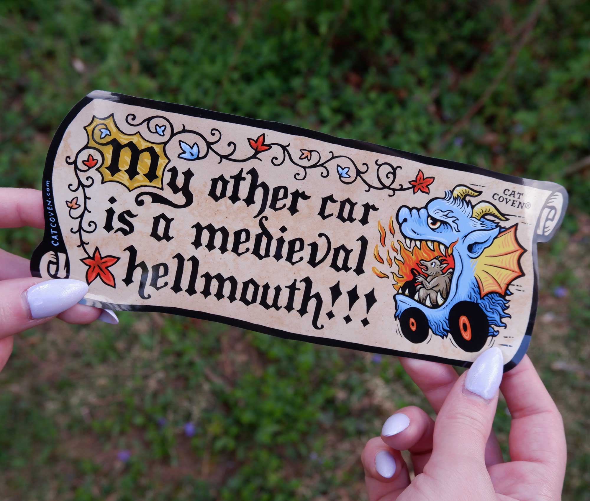 Medieval Hellmouth - Bumper Sticker