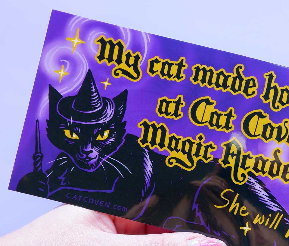 Cat Coven Academy - Bumper Sticker