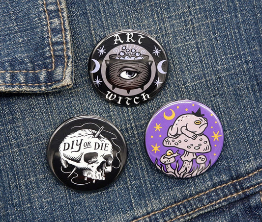 Witchy - Pinback Button Set