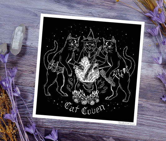 Cat Coven - Fine Art Print