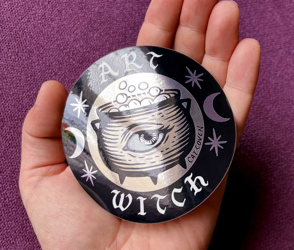 Art Witch - Mirror Sticker