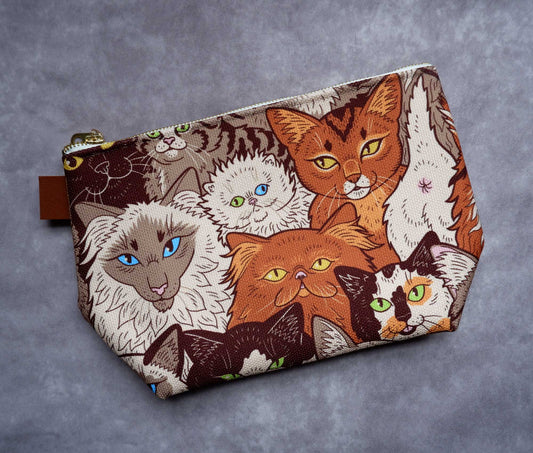 Clutter of Cats - Mini Zipper Bag