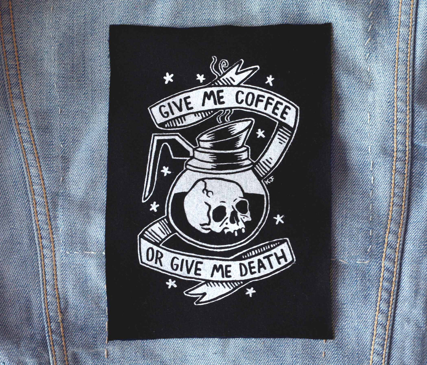 SALE // Coffee or Death - Small Patch
