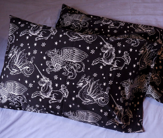 Fantasy Creatures (X-Ray) - Pillow Case