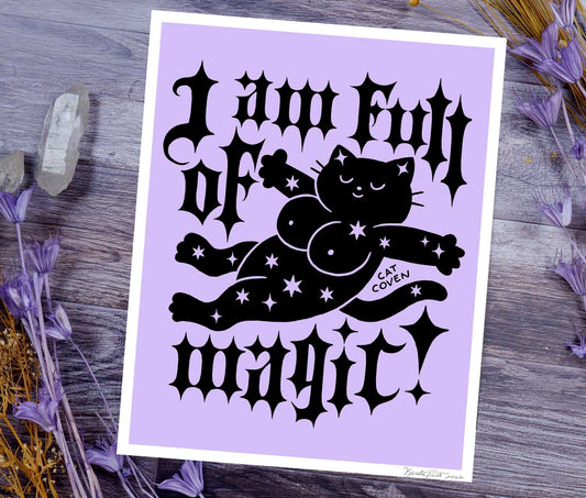 I am Full of Magic (Lilac) - Fine Art Print