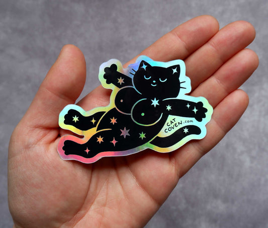 Magical Kitty - Holographic Sticker