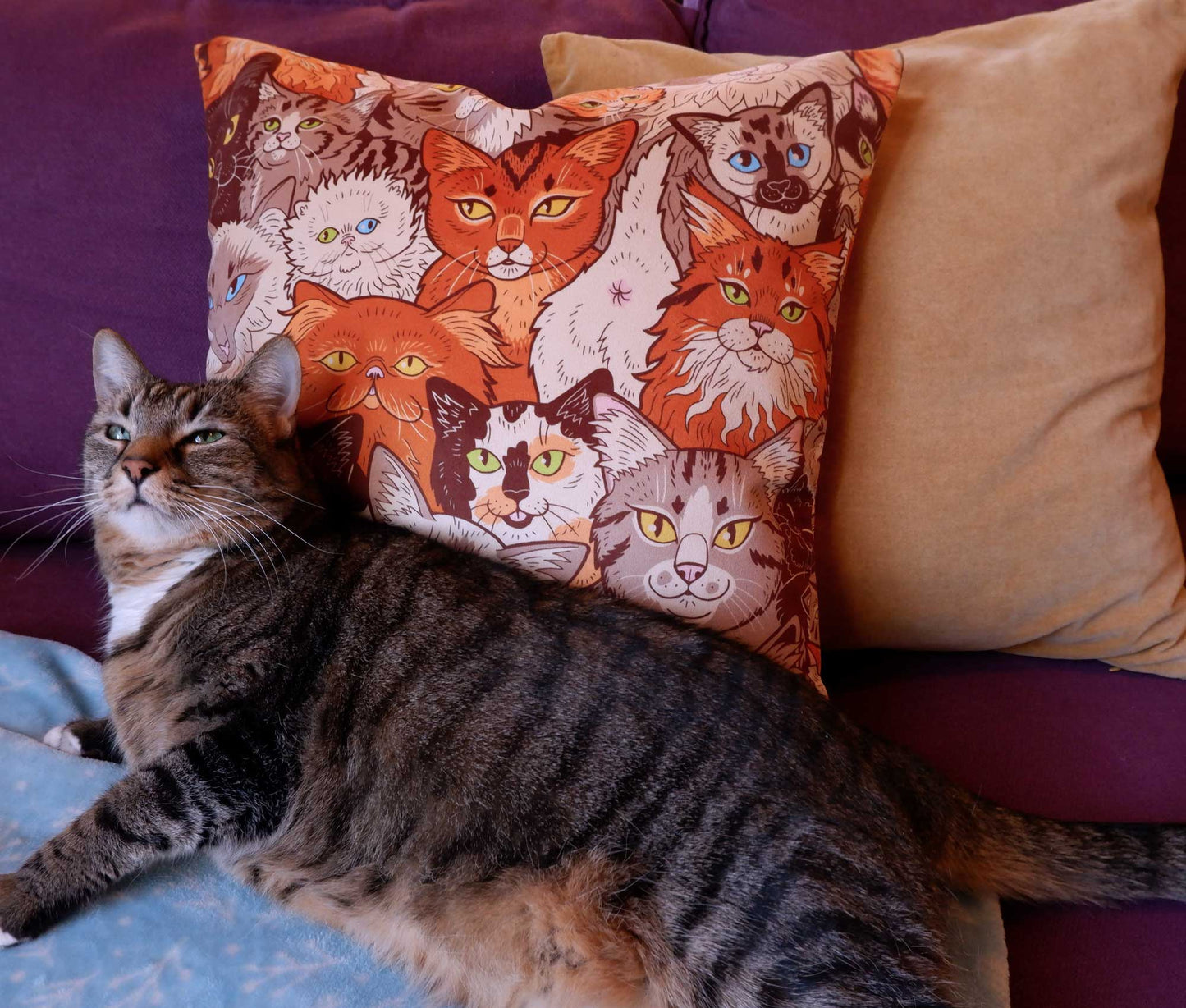Clutter of Cats - Decor Pillow Cover