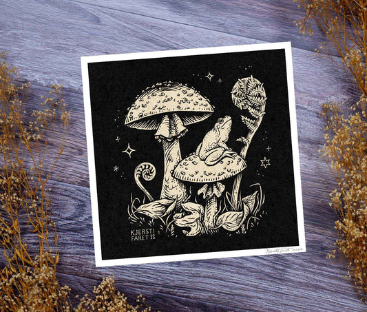 Enchanted Forest: Frog - Fine Art Print