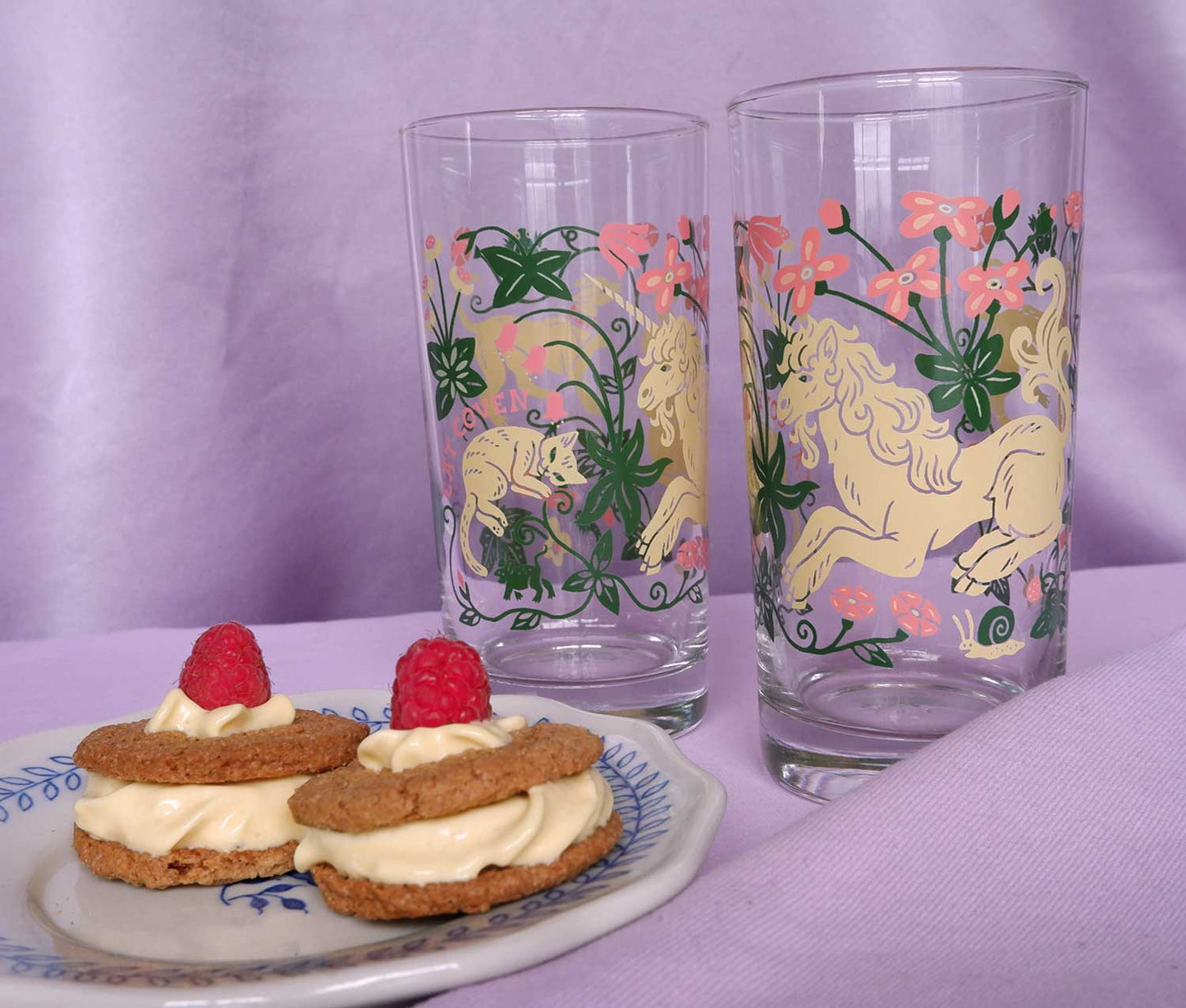 Unicorn Garden - Drinking Glass