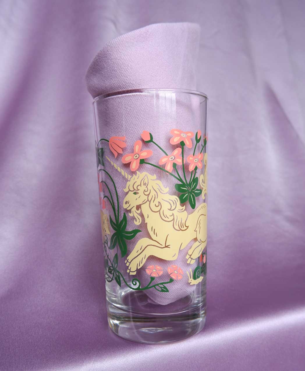 Unicorn Garden - Drinking Glass