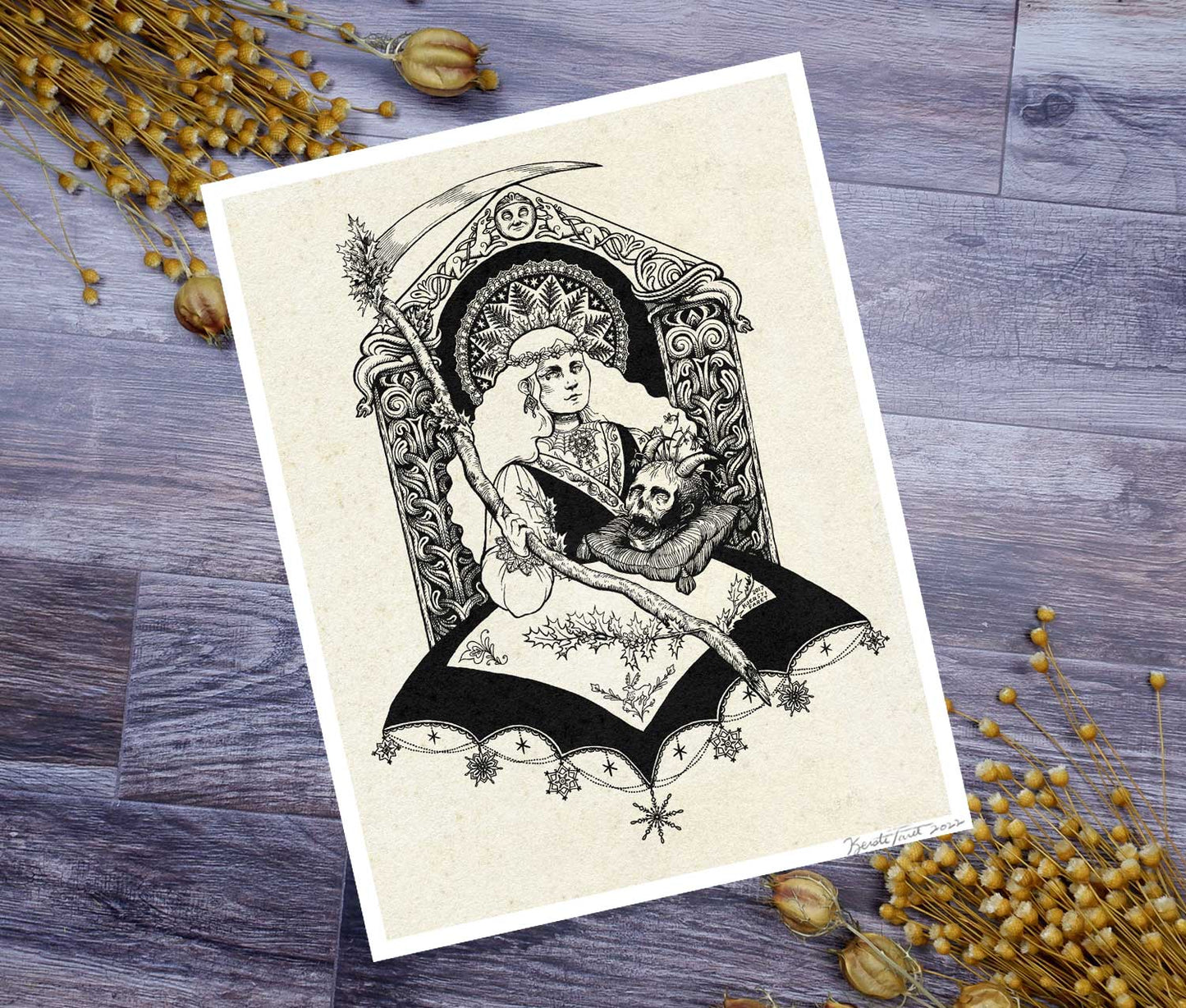 Yule Queen - Fine Art Print